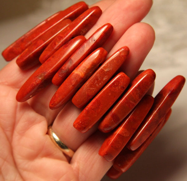 Big Red Coral Bracelet