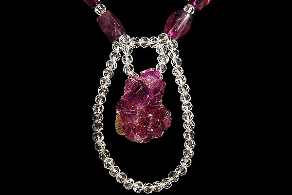 Sophisticated Amethyst Crystal Necklace