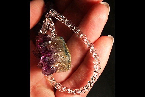 Sophisticated Amethyst Crystal Necklace