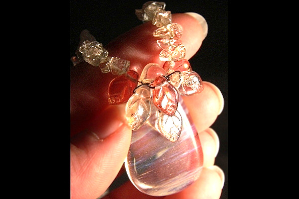 Pineapple and Citrine Quartz Arrangement