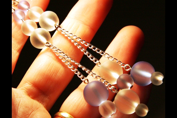 Summer Breeze Earrings ~ Sea Foam Series