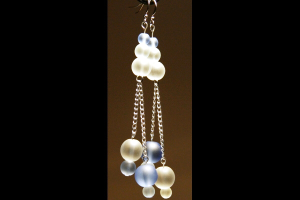 Summer Breeze Earrings ~ Sea Foam Series