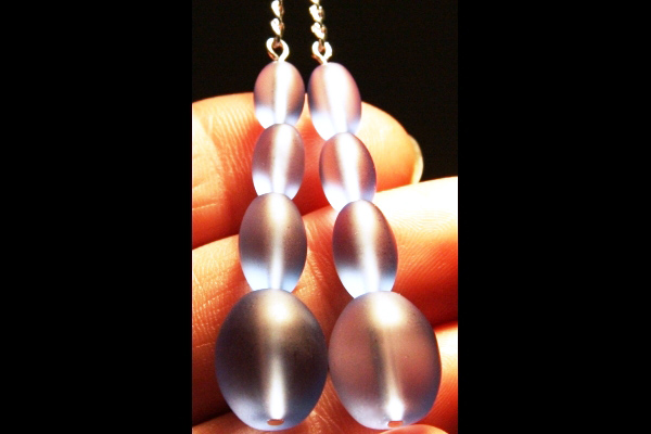 Summer Breeze Earrings ~ Sea Foam Series