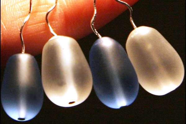 Summer Breeze Earrings ~ Sea Foam Series