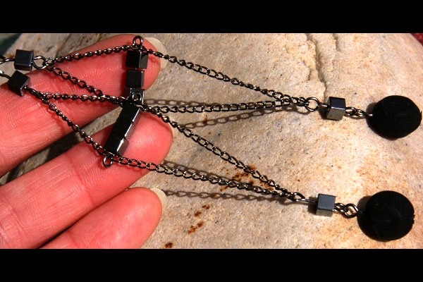 BLACK on BLACK Diamond Earrings