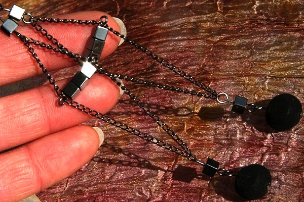 BLACK on BLACK Diamond Earrings