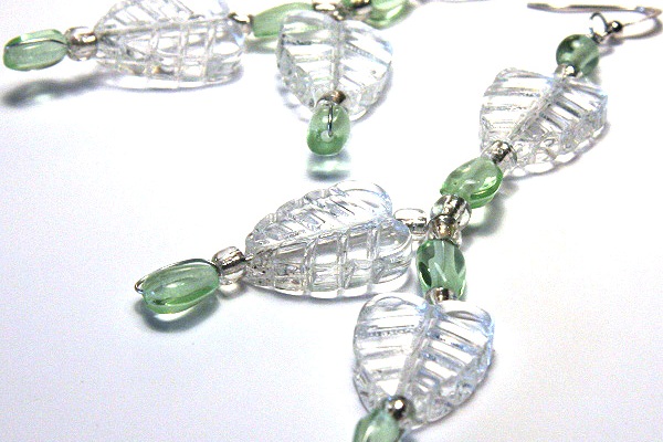 Glass Jungle Long Earrings