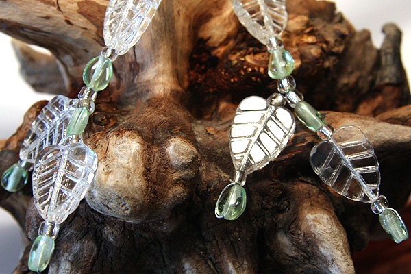 Glass Jungle Long Earrings