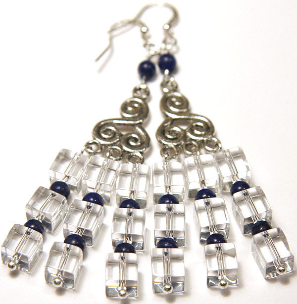 Greek Fan Earrings
