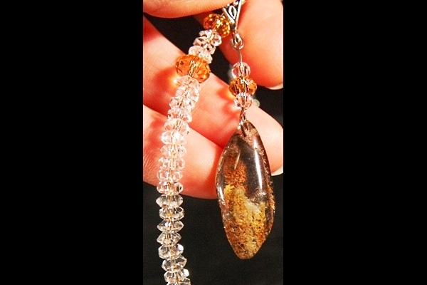 Mysterious one-of-a-kind Golden Phantom Quartz