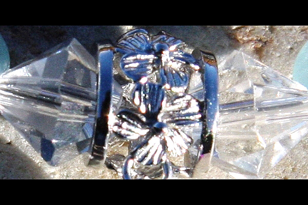 Bright Purple Mother of Pearl with Natural Larimar and Rock Quartz Necklace