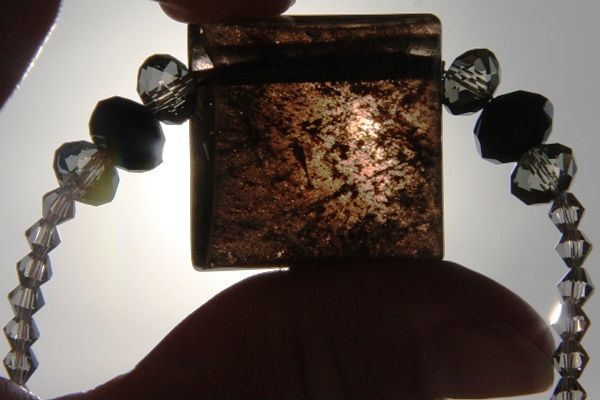 Huge Morion Smoky Quartz Crystal Necklace