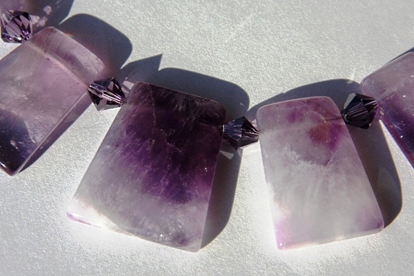 Sparkly Amethyst Crystal Necklace