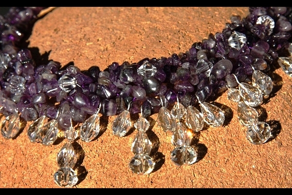 Statement Amethyst Necklace