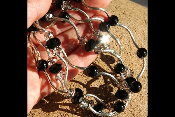 Free Flow Silver Necklace