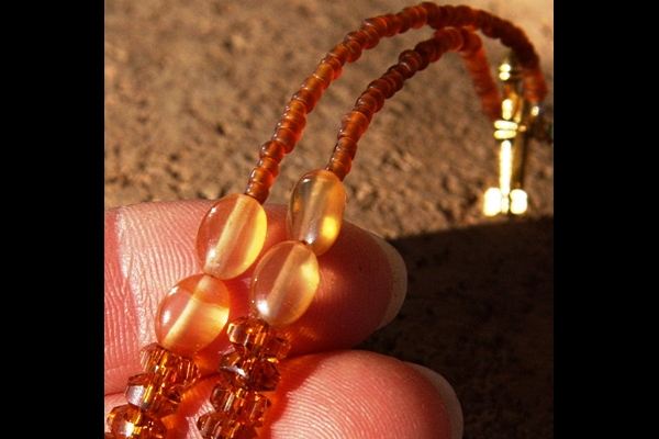 Volcano Cherry Quartz Rose Necklace