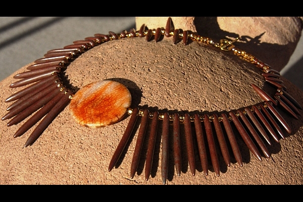 Sun Goddess Egyptian Necklace