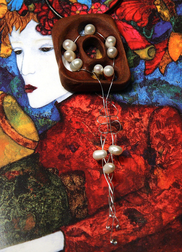 Mermaid  Sculptural Necklace