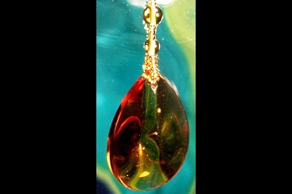Glowing Amber Suncatcher