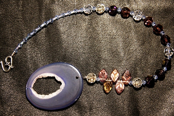 Lilac Agate Suncatcher