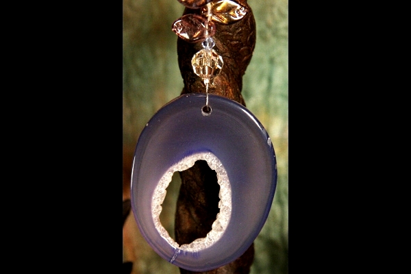 Lilac Agate Suncatcher